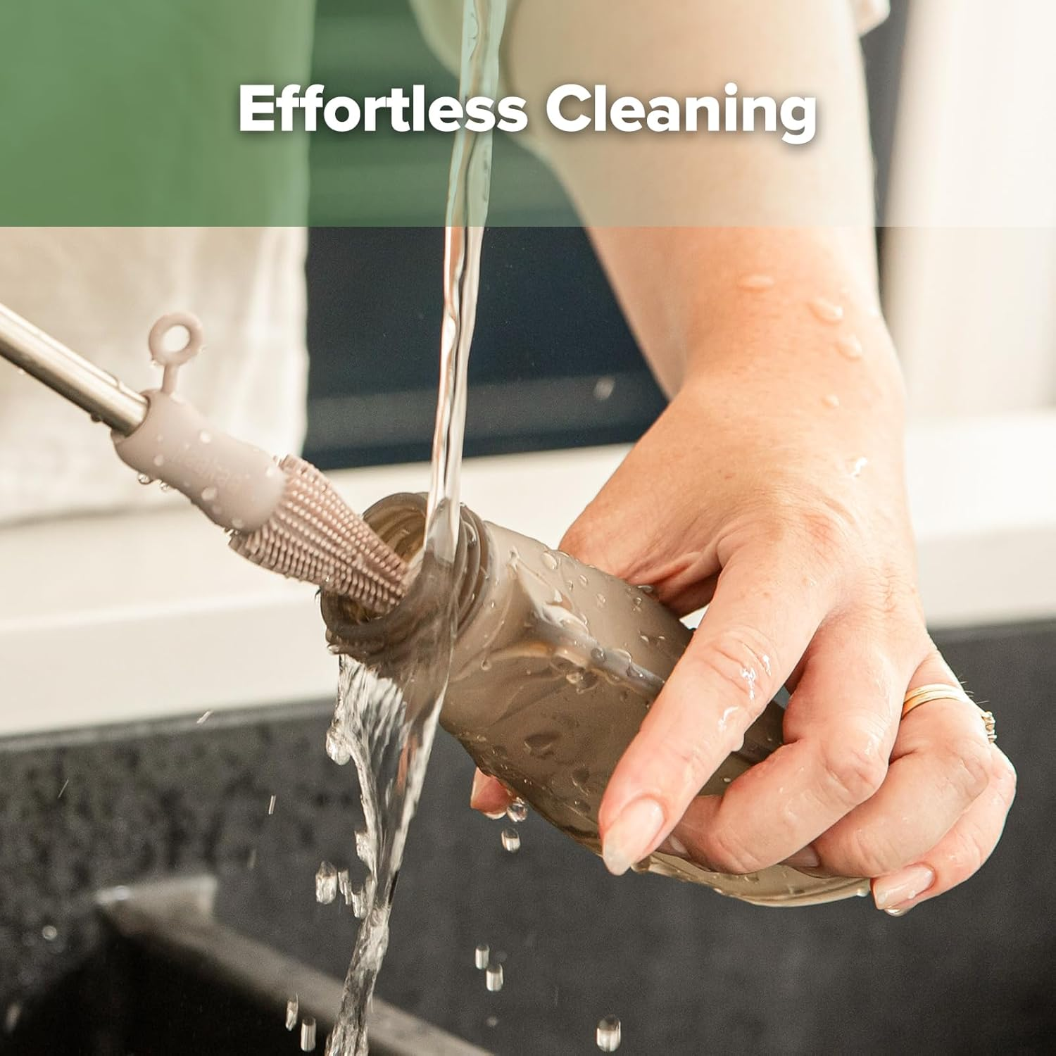 Haakaa Silicone Yummy Pouch, Reusable Soft Squeeze Food Pouch, Convenient and Portable Refillable Baby Food Breastmilk Storage Bag | Great for Purees, (130Ml) 1Pack