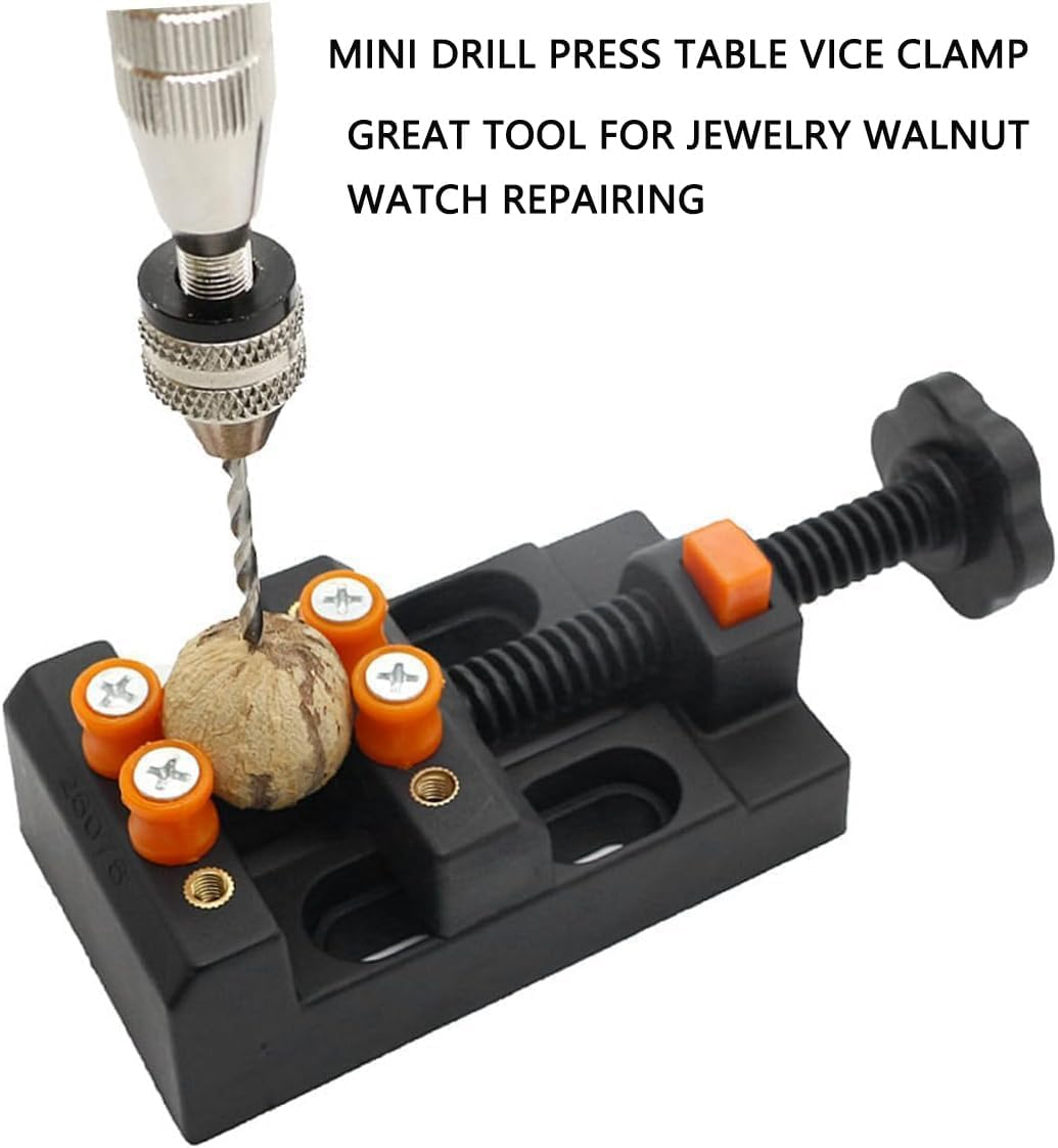 KEWAYO Mini Pin Vise Hand Hobby Drill with Model Twist Drill Hand Drill Bits Set for DIY Drilling Jewelry Resin Casting Molds Woodworking Accessories image number 2