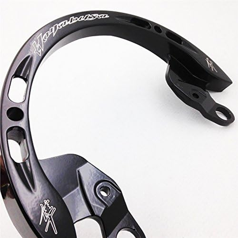 Smt-Rear Passenger Grab Bar Handle Rail Compatible with 2008-2013 Hayabusa 1300 GSX1300R Black Motorcycle [B01M7RYOGW] image number 1