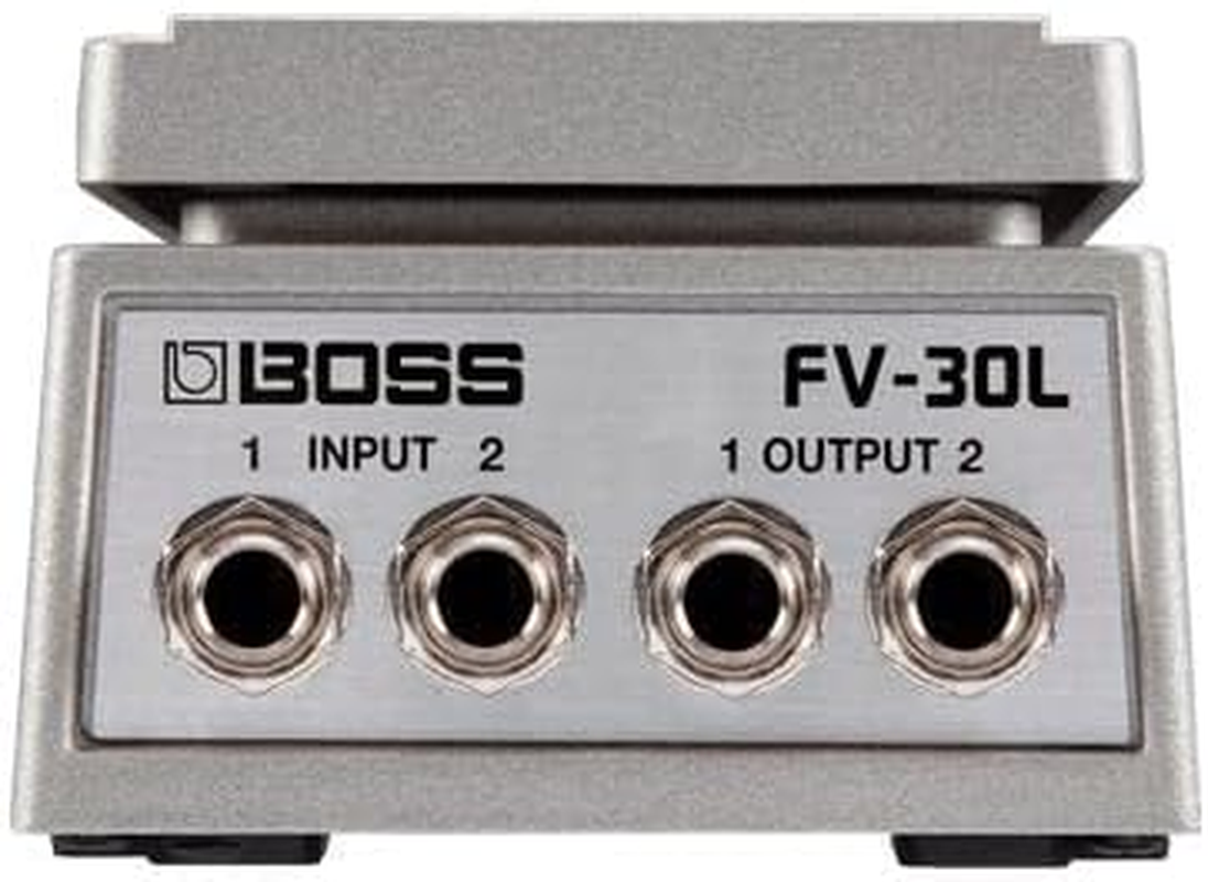 BOSS FV-30L Low-Impedance Compact Foot Volume Pedal for Your Pedalboard | Maximize Space | BOSS Standard Sound Quality, Reliability & Durability | for Stompboxes, Keyboards & Other Digital Instruments image number 4