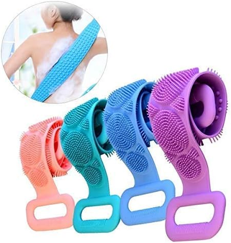 Ivaan Bath Brush Body Wash Brush Back Scrubber Body Washer for Dead Skin Removal for Men Women Kids Unisex (Multicolor) image number 1