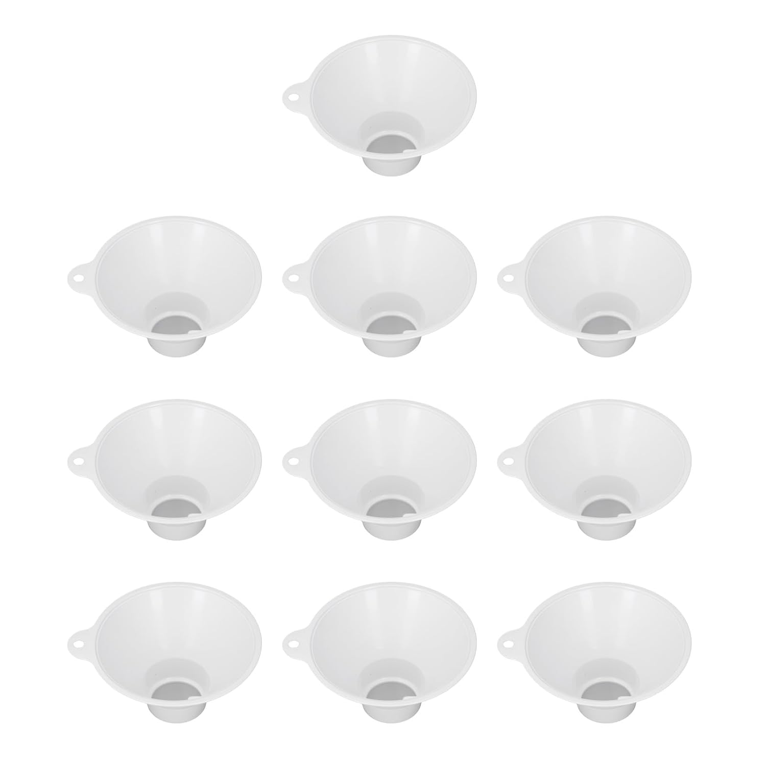 Sorandy 10Pcs Calculi Strainer, Pee Funnel for Analysis Testing, Plastic Kidney Stone Collector Funnel with Mesh Screen Filters for Straining Urine and Pee, 4.8Inch Top Width image number 3