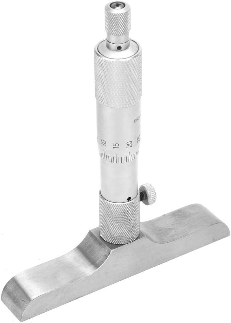 0.01Mm Vernier Depth Gauge, Professional Depth Micrometer Gauge, High Accuracy 5 Connecting Rods for Measuring Equipment Measuring Implement(0-100Mm 4 Inches) image number 2