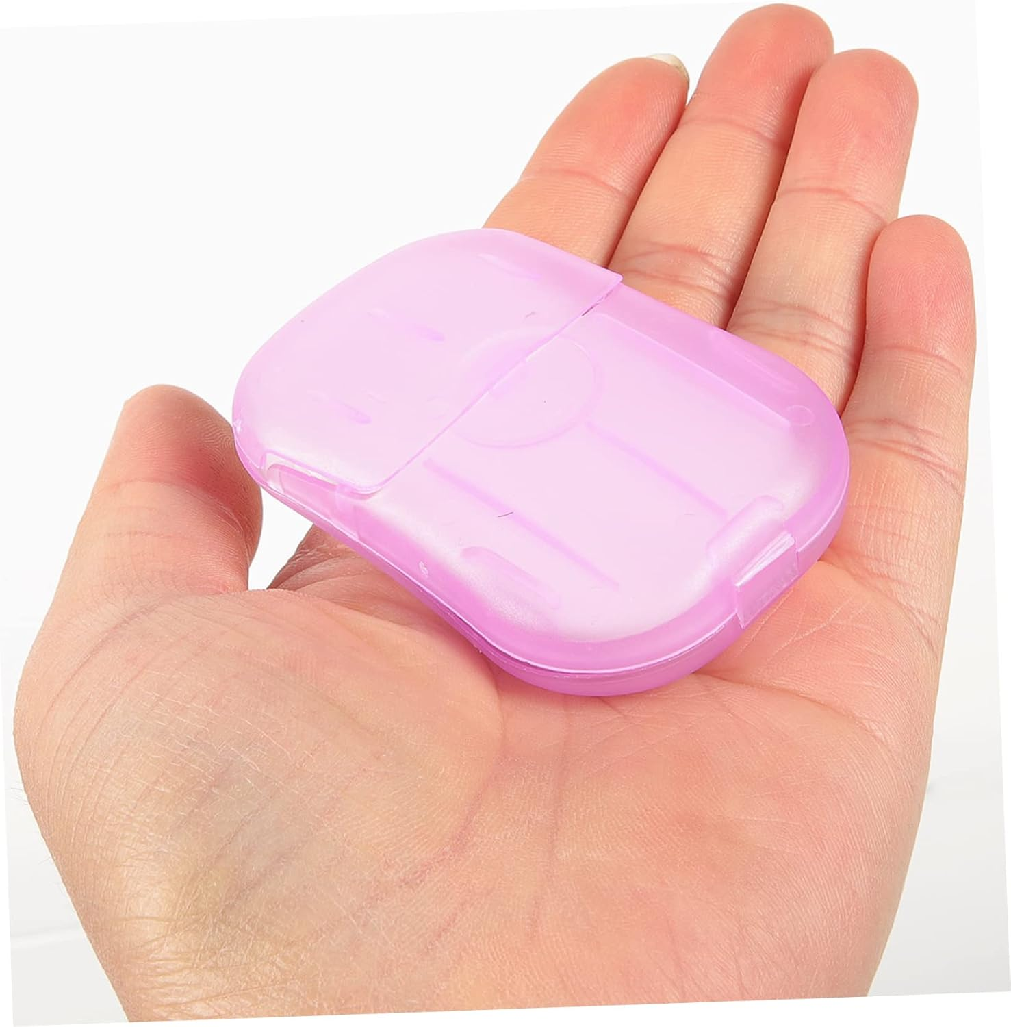 NAMOARLY Travel Soap Sheets 20 Pcs Hand Wash Soap Slices for Travel Hotel Outdoor image number 3