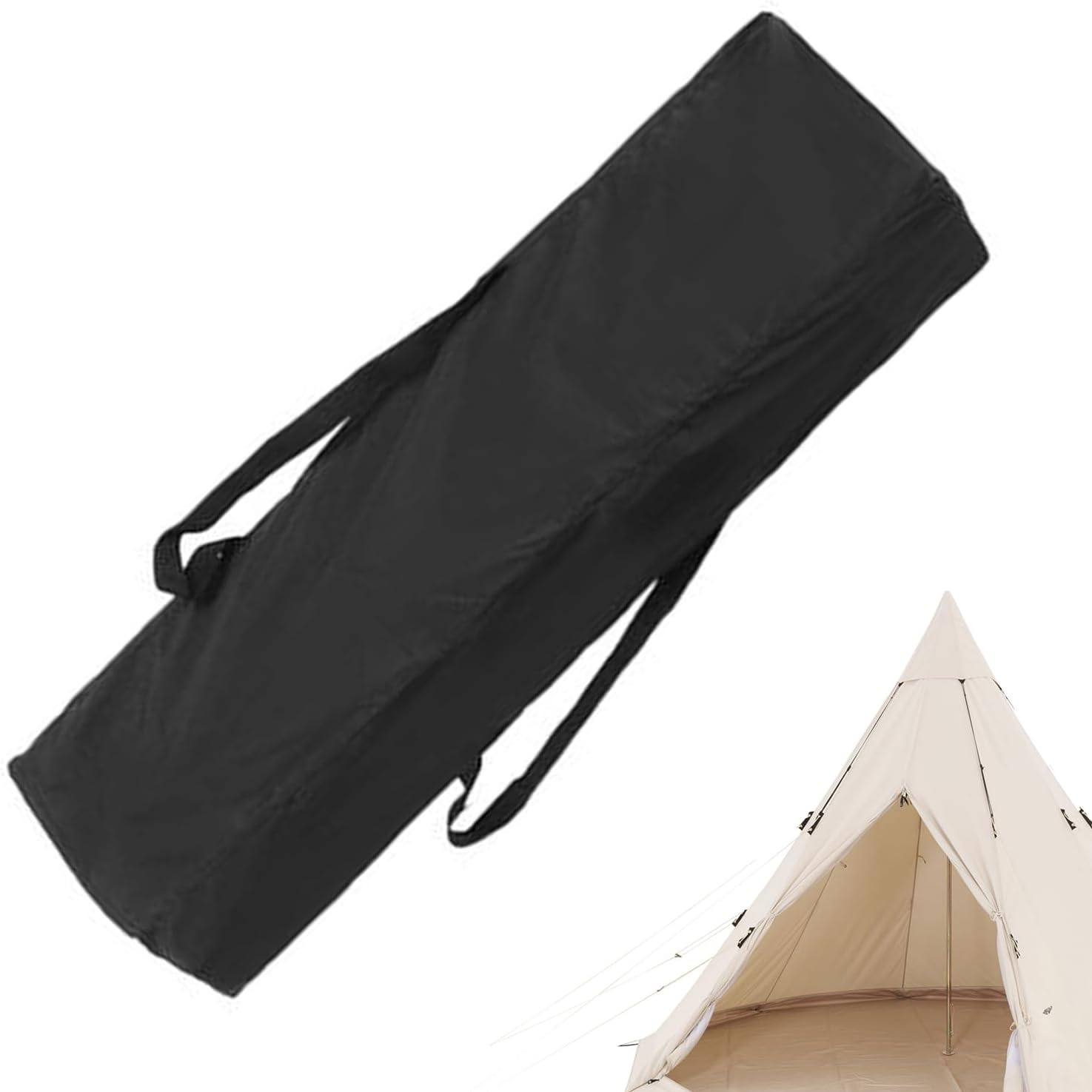 Canopy Bag Replacement - Long Duffle Bag | 420D Oxford Cloth Waterproof Tote for Packing Travel Gym Sports College Beach Outdoor Camping