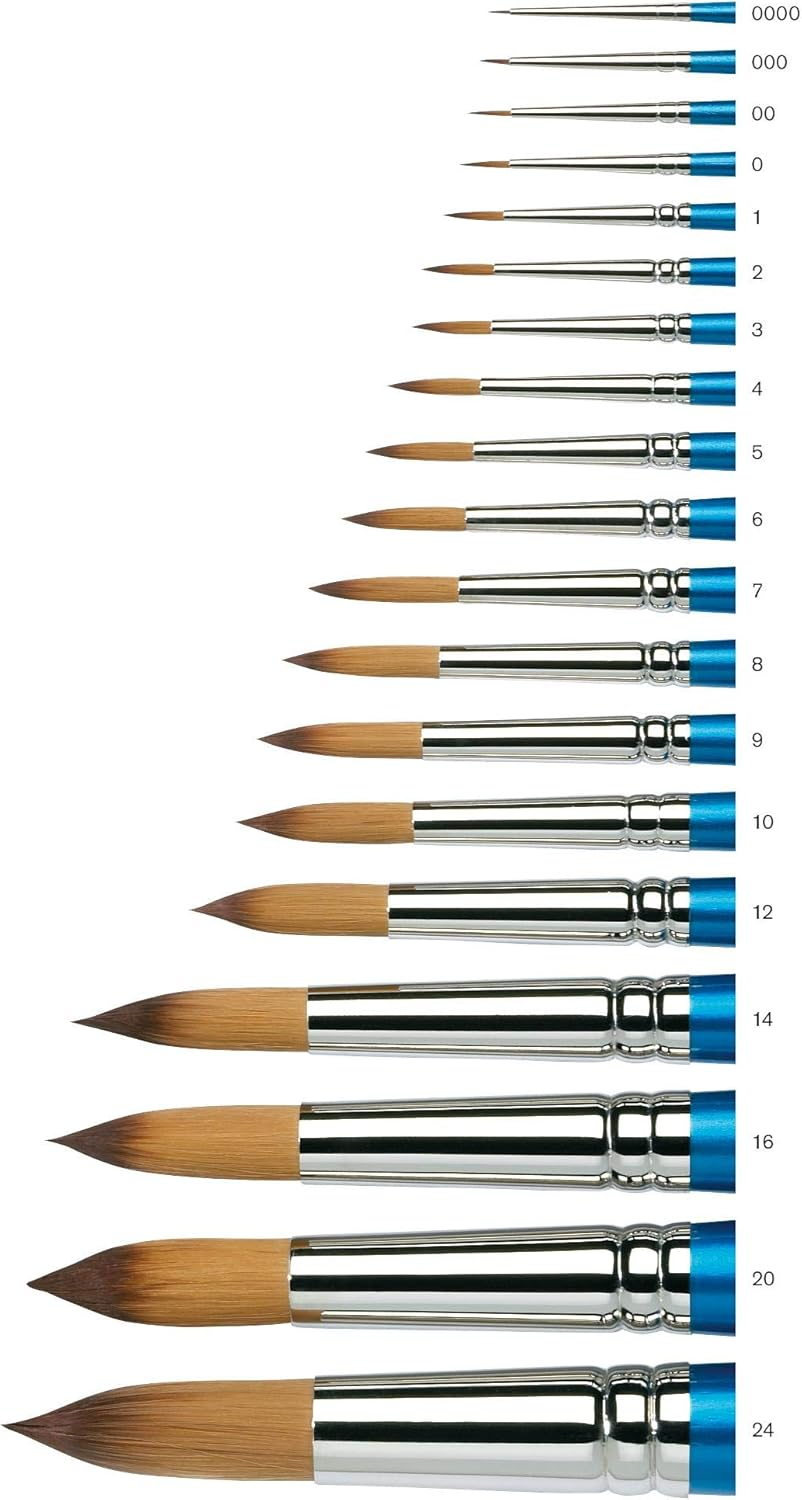 Winsor & Newton Cotman Water Colour Series 111 Short Handle Synthetic Brush - round #7 image number 1