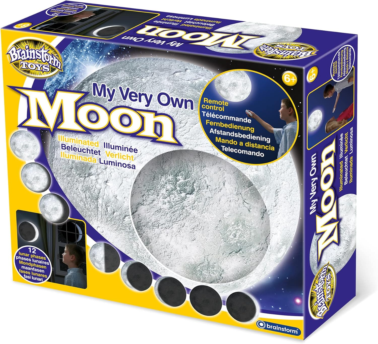 Brainstorm Toys E2003 My Very Own Moon, Nightlight, for 6 Years +