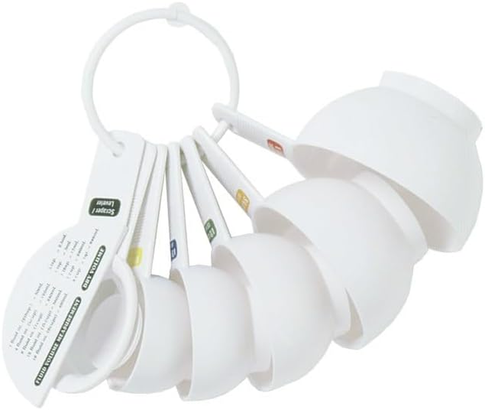 Tala Kitchen Measuring Set, Plastic, Contains 7 Measuring Cups Including 1 Cup/240Ml, 3/4 Cup/180Ml, 1/2 Cup/120Ml, 1/3 Cup/78Ml, 1/4 Cup/60Ml, White image number 3