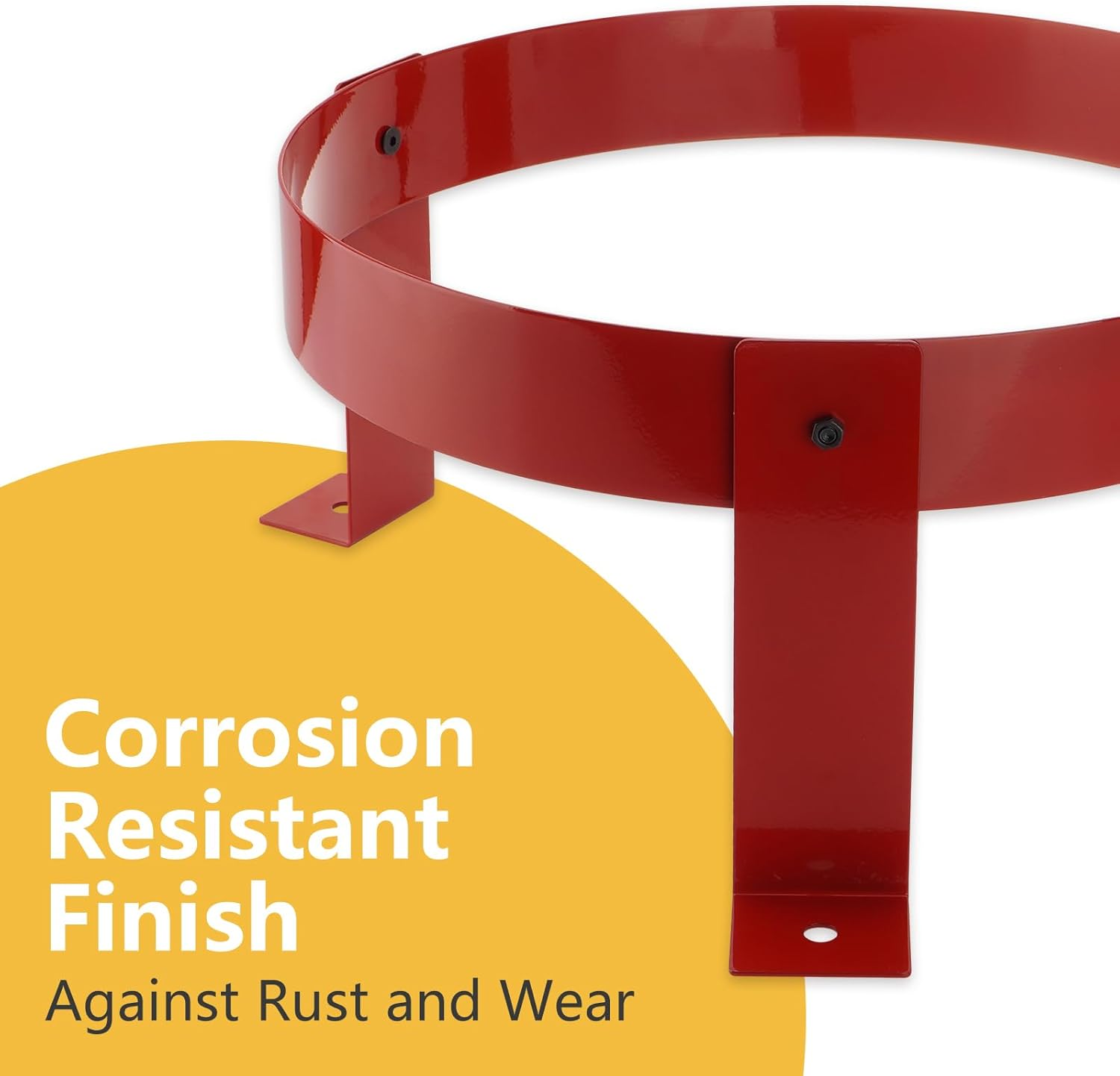 SPARKWHI 5 Gallon Bucket Holder 16 Inch Diameter, Bucket Holder Rack for RV, Truck, Cart, UTV, Landscape Trailer image number 5