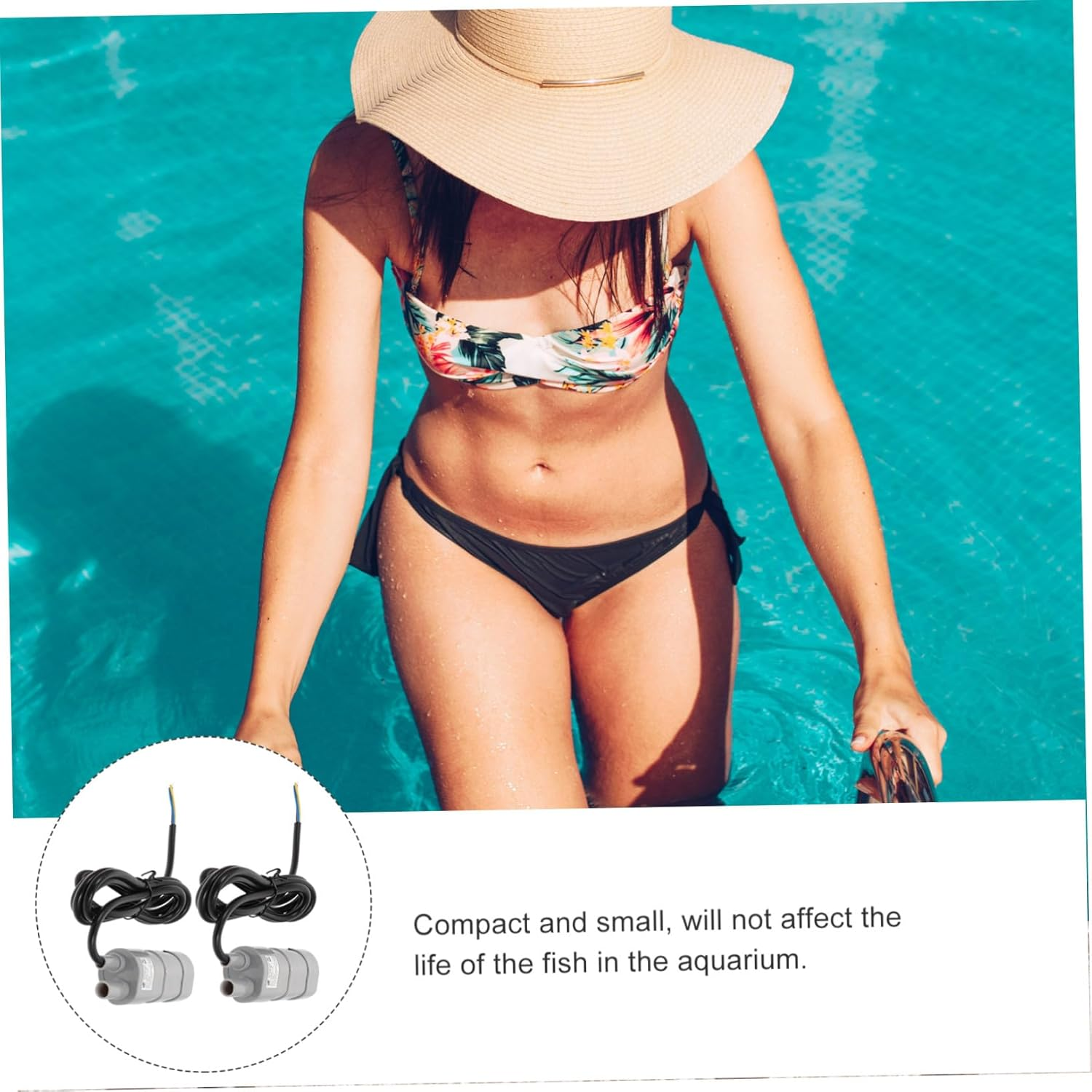 2 Pcs Dc Submersible Water Pump H Ultra Quiet Aquarium Fish Tank Pool Circulation Oxygenation Micro Pump image number 4