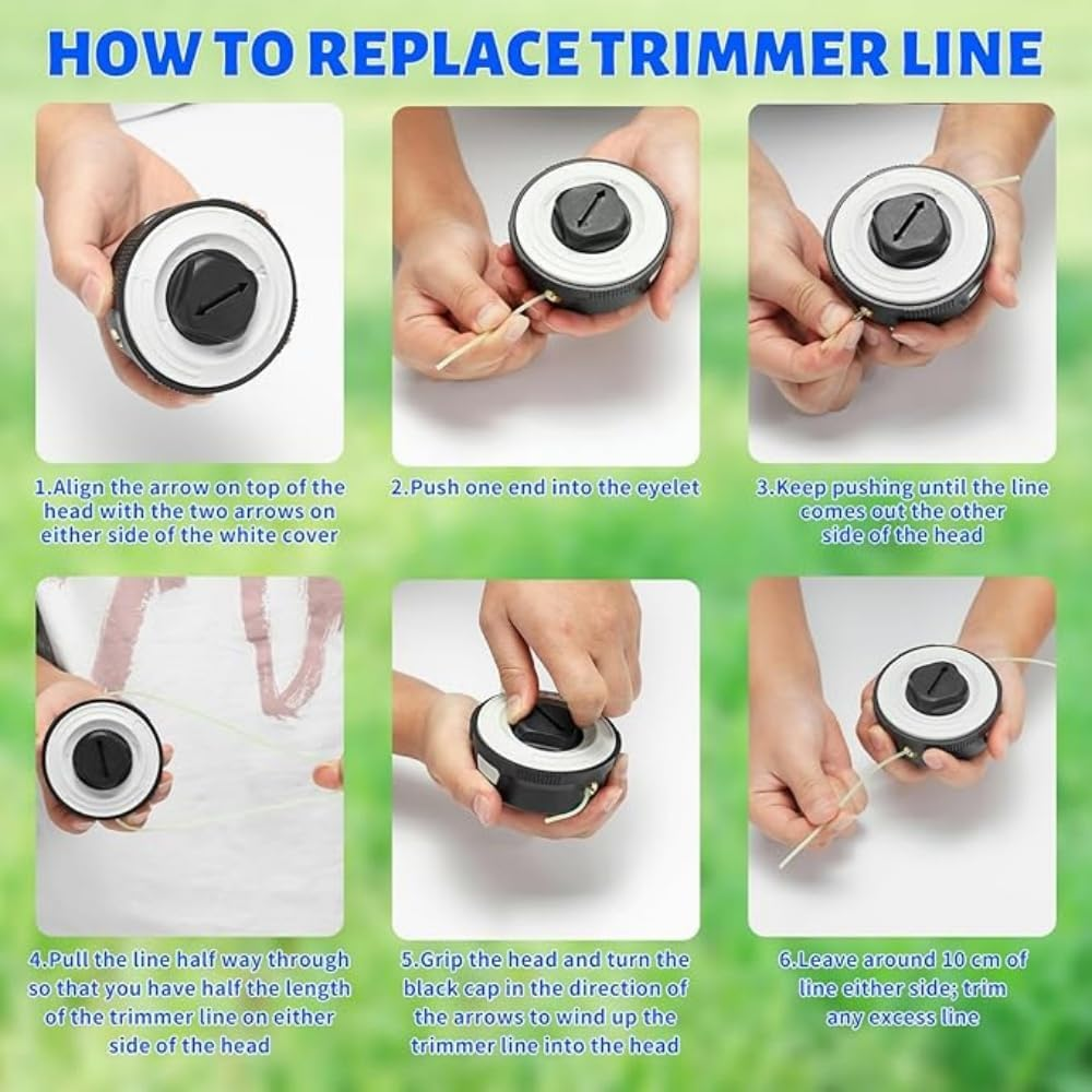 3 Pack C3-2 Trimmer Head FSA 57 Trimmer Head Fit for Stihl C3-2 FSA57 FSE52 FSE 52 Weed Eater String Head Replace Autocut C3-2, 4009 710 2106 image number 5