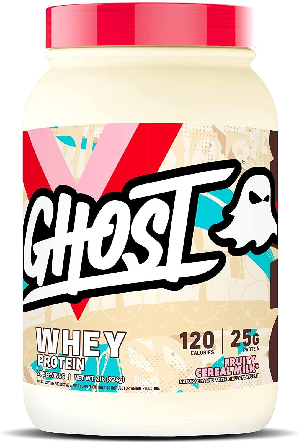 Ghost Fruity Cereal Milk Whey Protein Powder 907 G image number 3