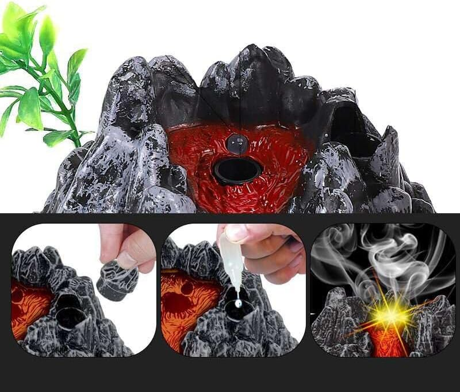 SAFESPROUT Volcano Simulation Education Toy with Dinosaur Figures for Children 3 4 5 6 7 8 9 10