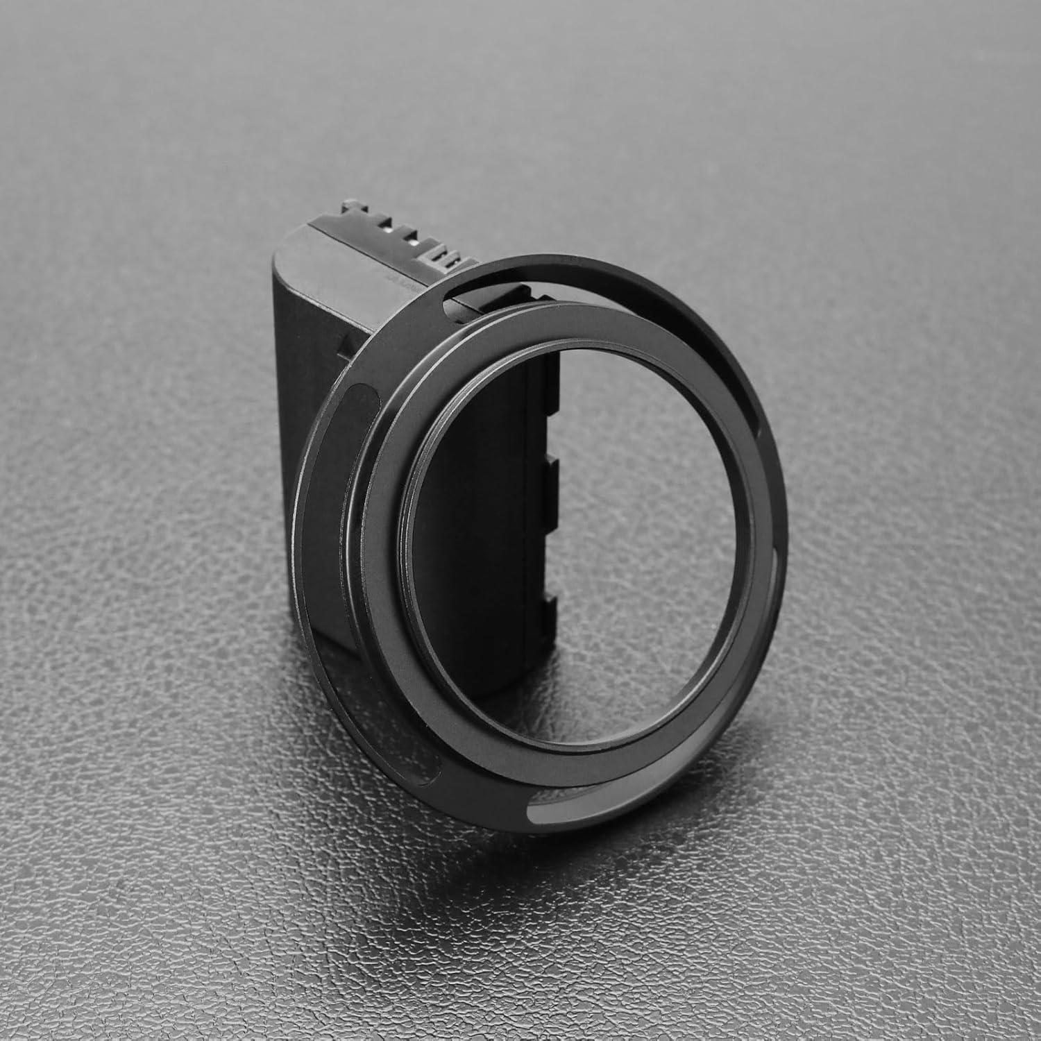 LT Easiyl 52Mm Lens Hood Compatible with FUJINON Xc15-45Mm F3.5-5.6 OIS PZ Lens Compatible with Fuji Fujifilm X-A5 X-T100 Clear Hole 49Mm, Black image number 1