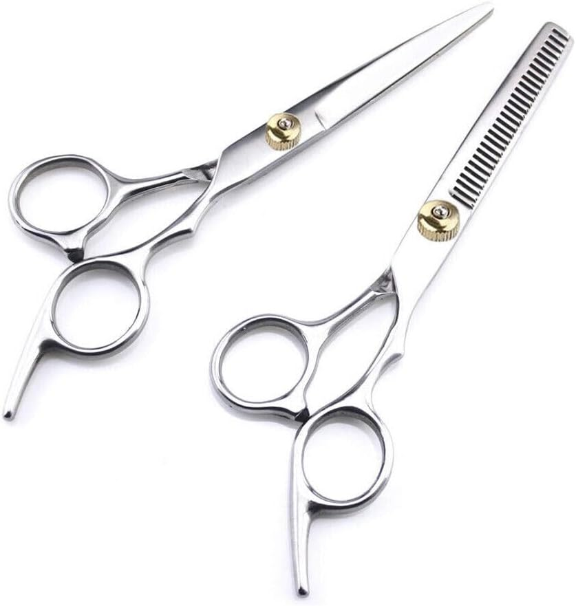 LEDON 2 X 6" Professional Hair Cutting Thinning Scissors Salon Shears Hairdressing Set image number 1