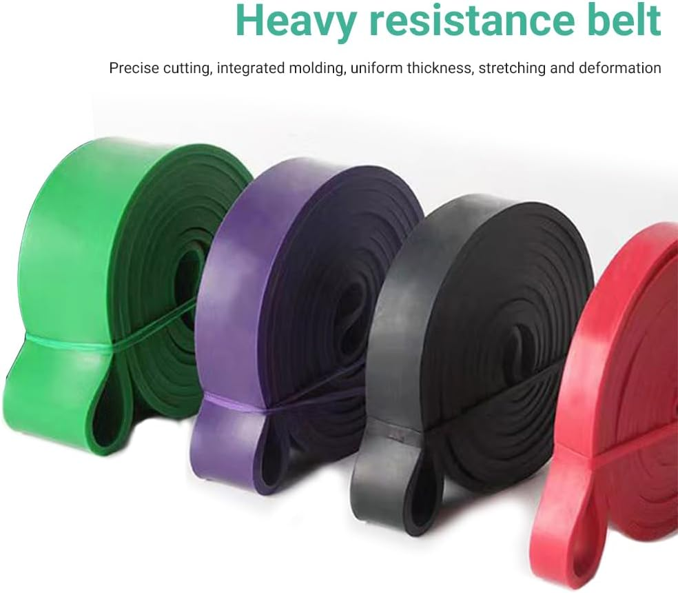 Set of 5 Heavy Duty Resistance Bands,Pull up Assistance Band,Exercise Yoga Workout Natural Latex Band for Workout, Yoga, Weightlifting, Physical Therapy, Rehab, Improve Mobility and Strength image number 5