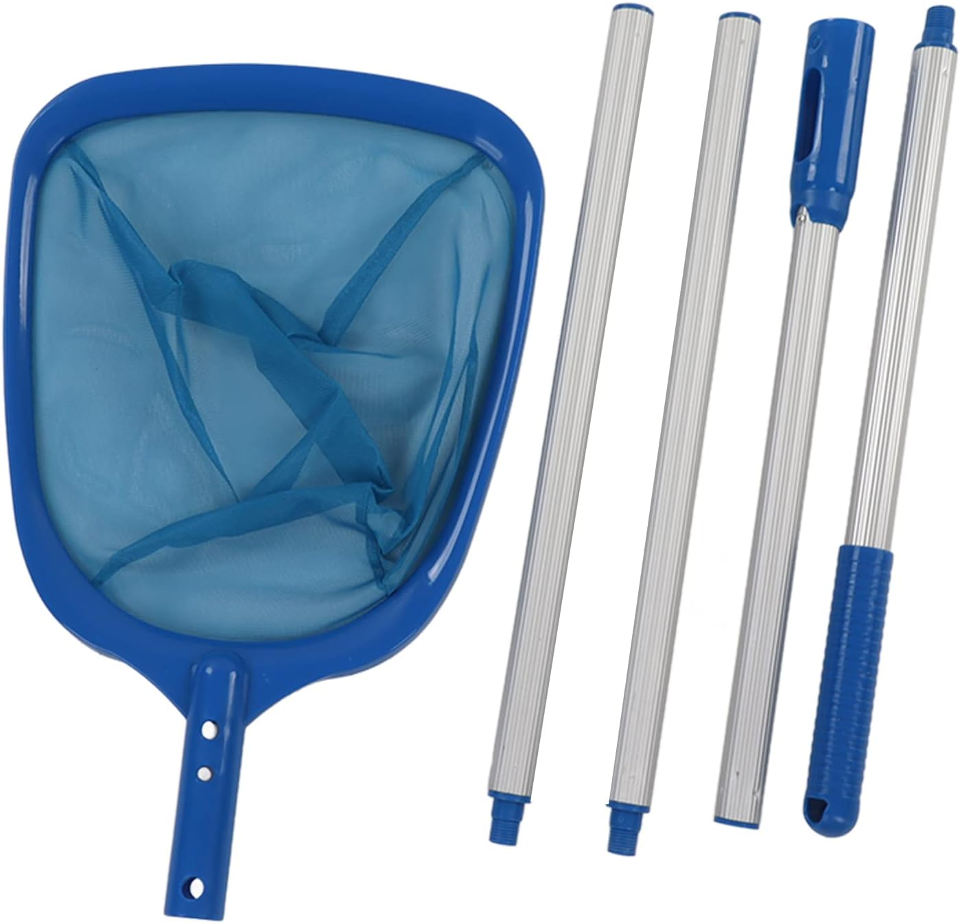 Pool Skimmer Net with 16Ft Telescopic Pole, Heavy Duty Swimming Pool Cleansing Net for Leaves & Debris image number 4