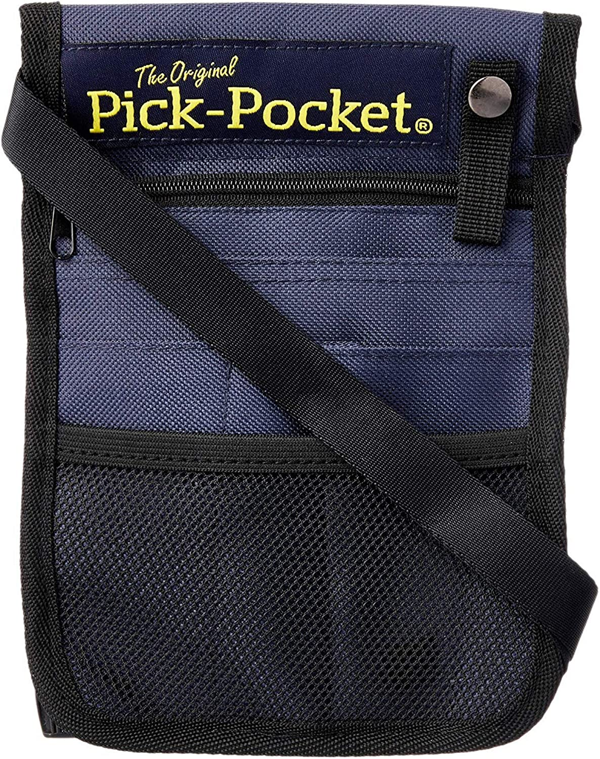Conni Pick-Pocket Nurse Pouch and Adjustable Belt, Slim and Practical Multi-Compartment Organizer Fanny Pack for Nurses, Trades, Workers on the Go, Navy