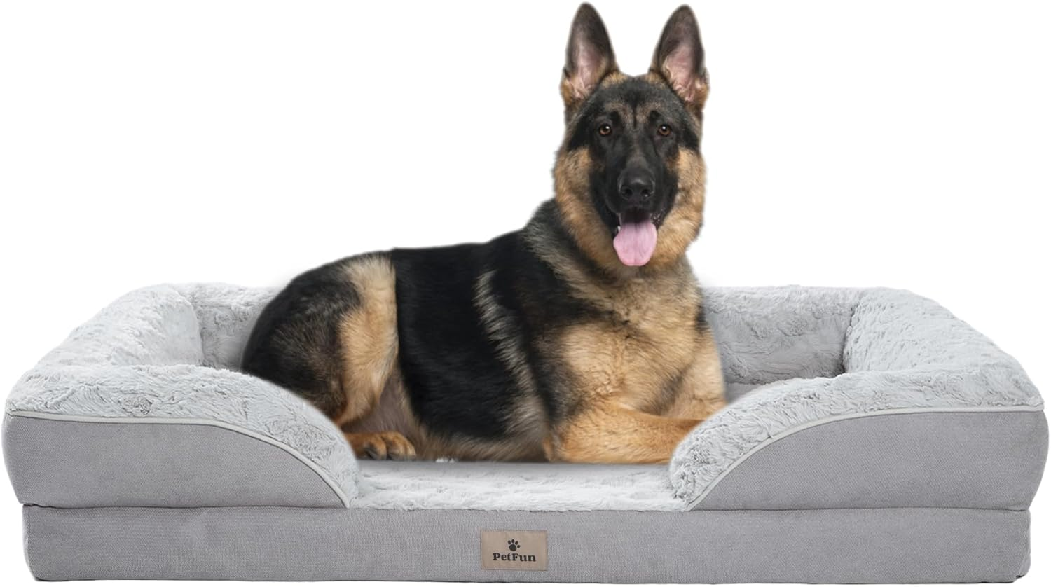 XXL Orthopedic Dog Bed - Washable Dog Sofa Beds for Giant Dogs, Supportive Foam Pet Couch Bed with Removable Washable Cover, Waterproof Lining and Nonskid Bottom