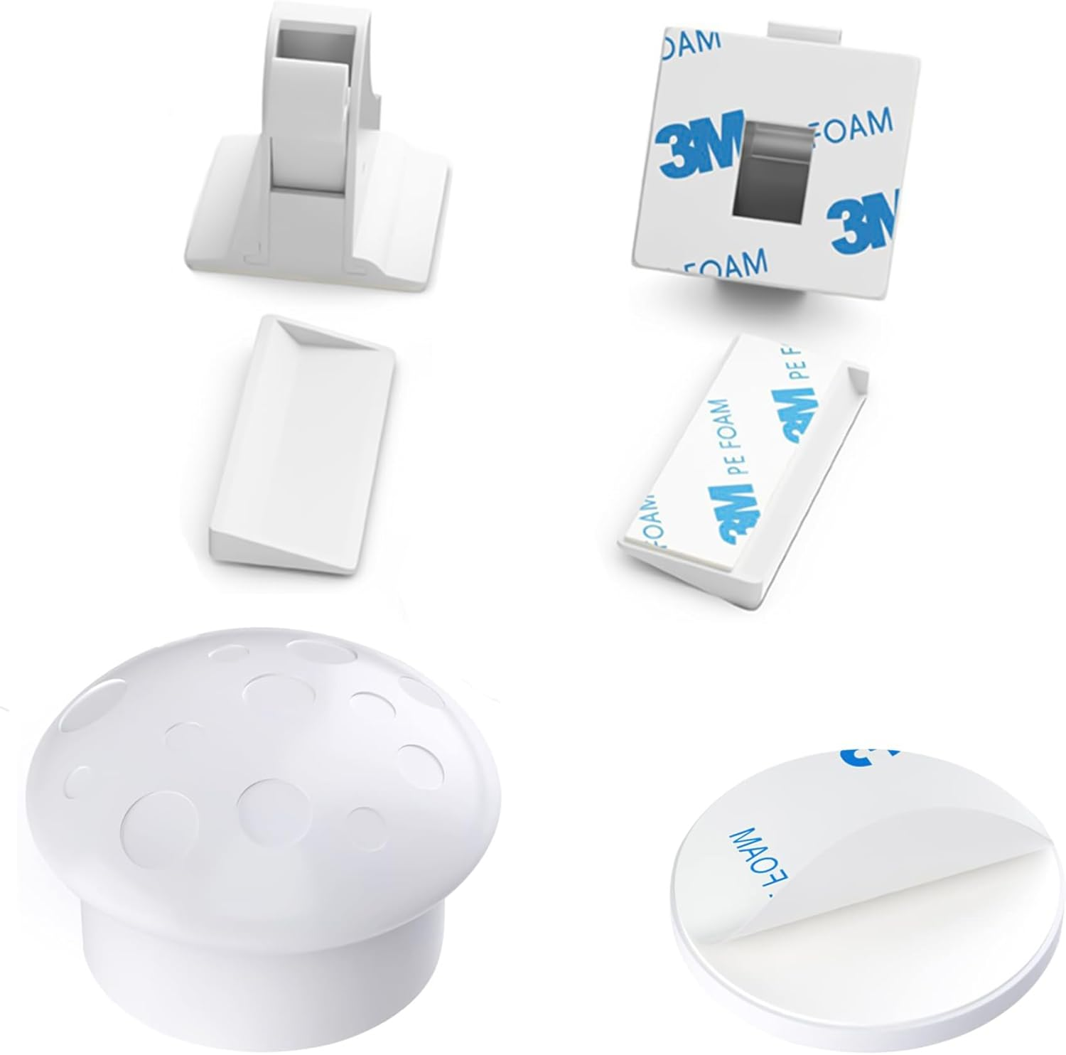 Magnetic Cabinet Locks for Universal Magnetic Safety Lock Key Replacements for Most Baby & Child Proof Cabinet & Drawer Locks, Cabinets,Drawers,Child Safety Locks (2 Locks + 1 Key) image number 4