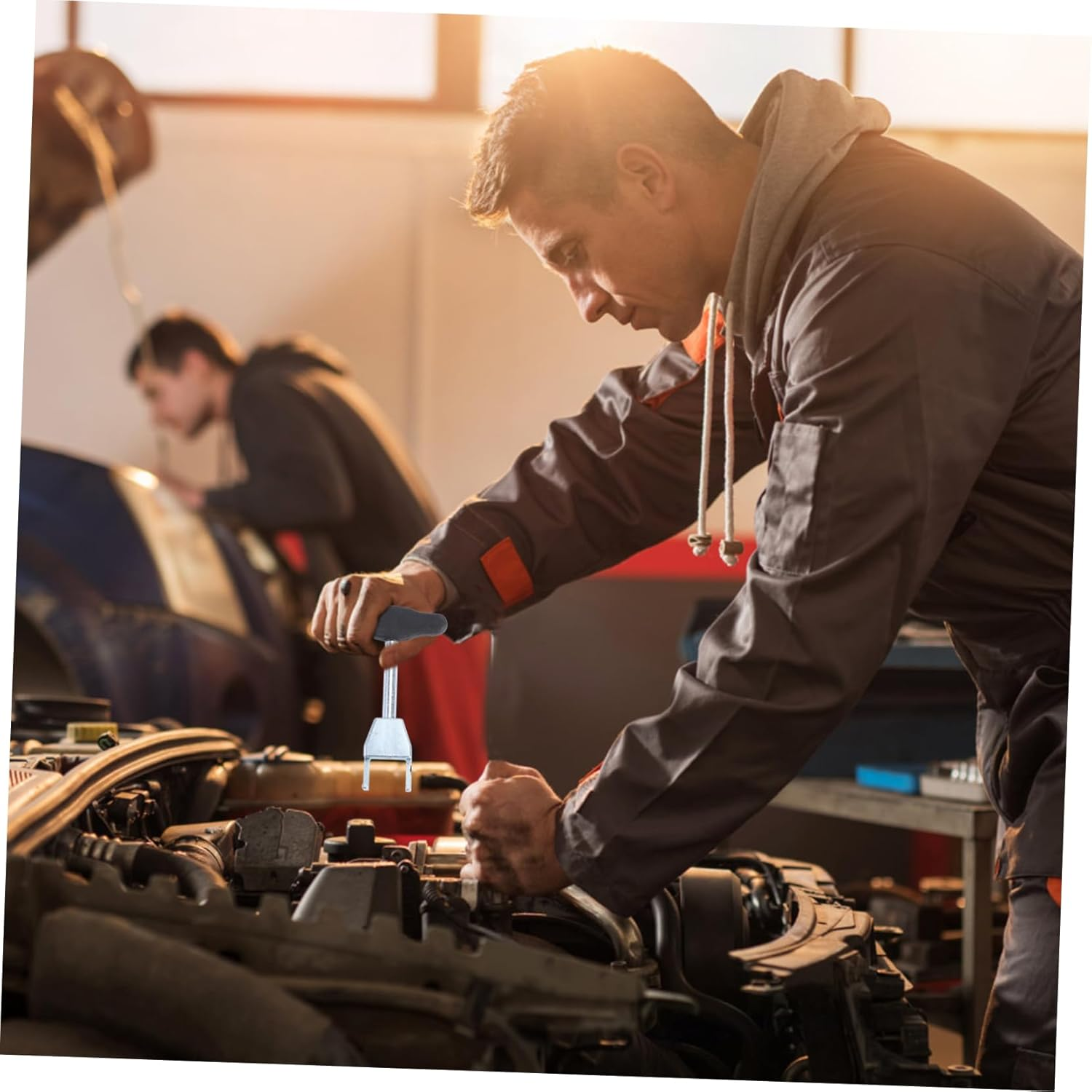 SOLUSTRE Automotive Spark Plug Socket Thin Wall Tool Car Ignition Coil Puller Removal image number 6