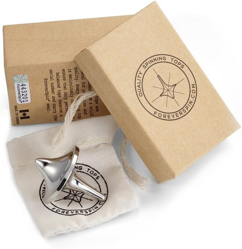 Foreverspin Stainless Steel(Mirror-Finish) Spinning Top - World Famous Spinning Tops image number 2