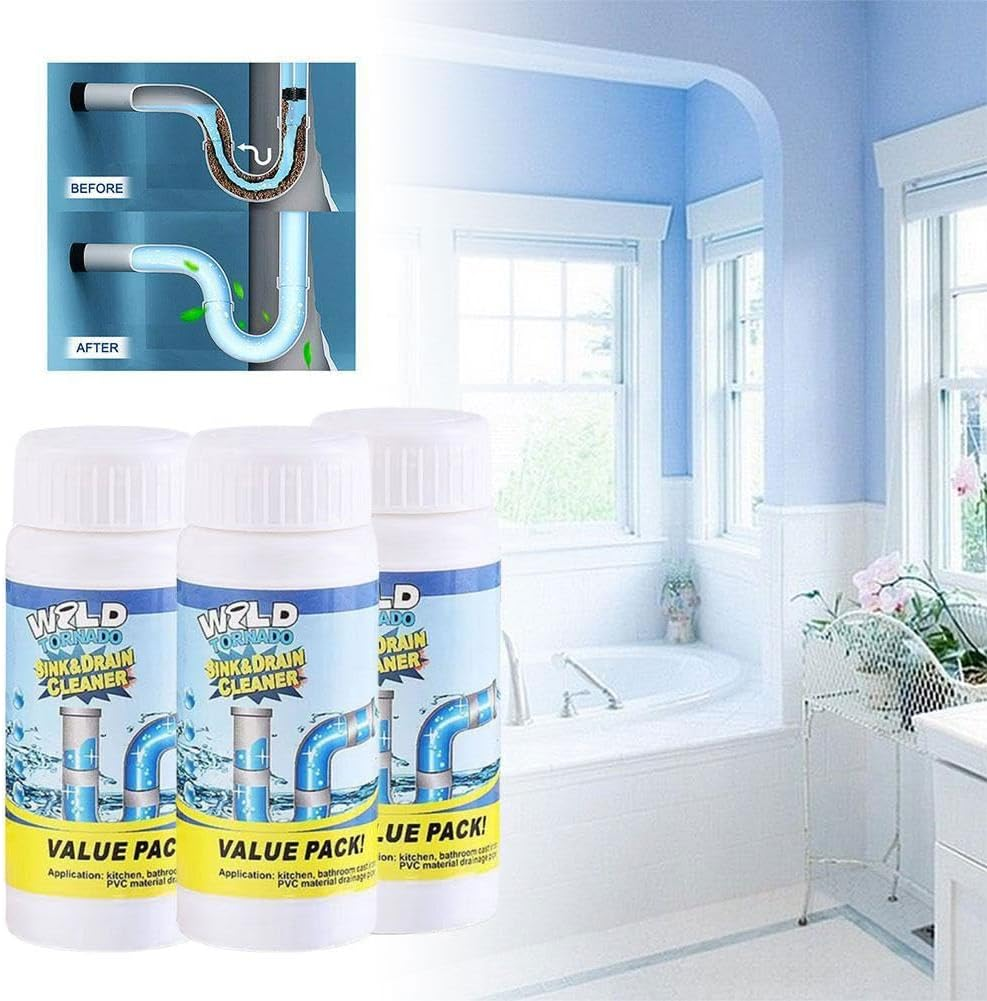 100G Powerful Pipe Dredging Agent Dredge Deodorant Toilet Sink Cleaning Cleaner Fast Tools Drain Sewer Pipe Tornado Cleaner Drain Wild Powerful and Wild Powerful Wild Sink Acssart Sink Pipe