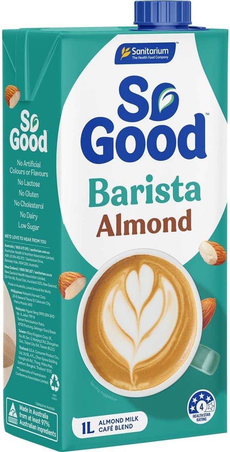 Sanitarium so Good Barista Almond Milk 12 X 1 Litre image number 2