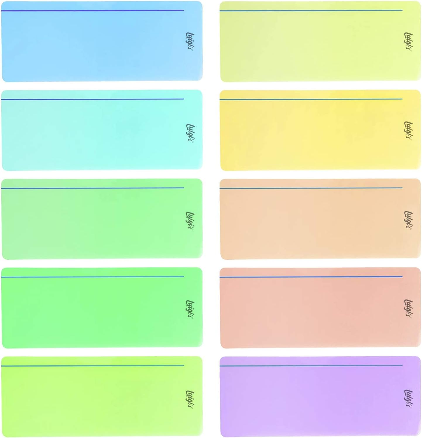 SB Education 10 X Dyslexia Reading Strips with Coloured Overlays. Reading Tracking Rulers for Dyslexia Irlens, ADHD and Visual Stress image number 4