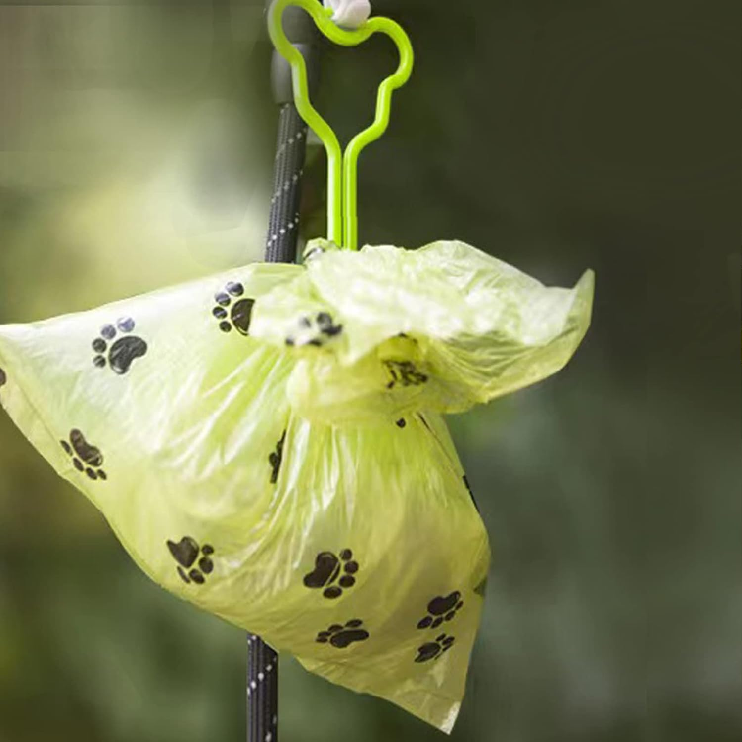 38% Compostable Dog Poo Bags, EPI Unscented Pet Waste Bags 22&times;33Cm, GLAD Thick Pet Poop Bags, 1 Dispenser 1Hands-Free Holder Offer (45Pcs+1 Green Dispenser+1 Green Hands-Free Holder)&hellip; image number 1