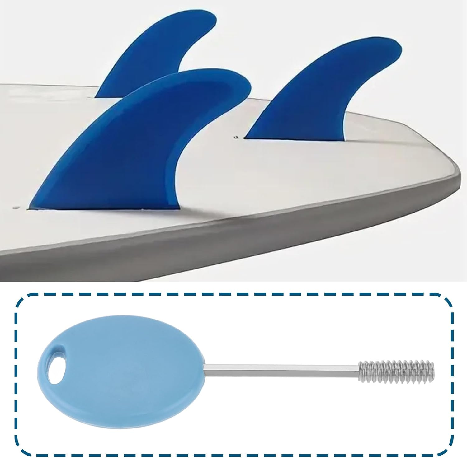 SG Store 2 Pcs Surfboard Fins Key Grub Screws Surfing Board Accessory Compatible with Futures Fins image number 5