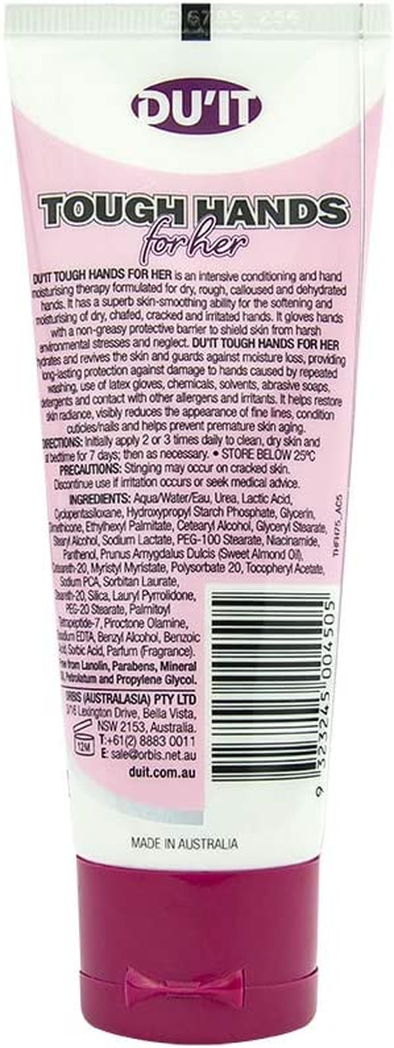 DU'IT Tough Hands for Her Hand Cream 75G image number 1