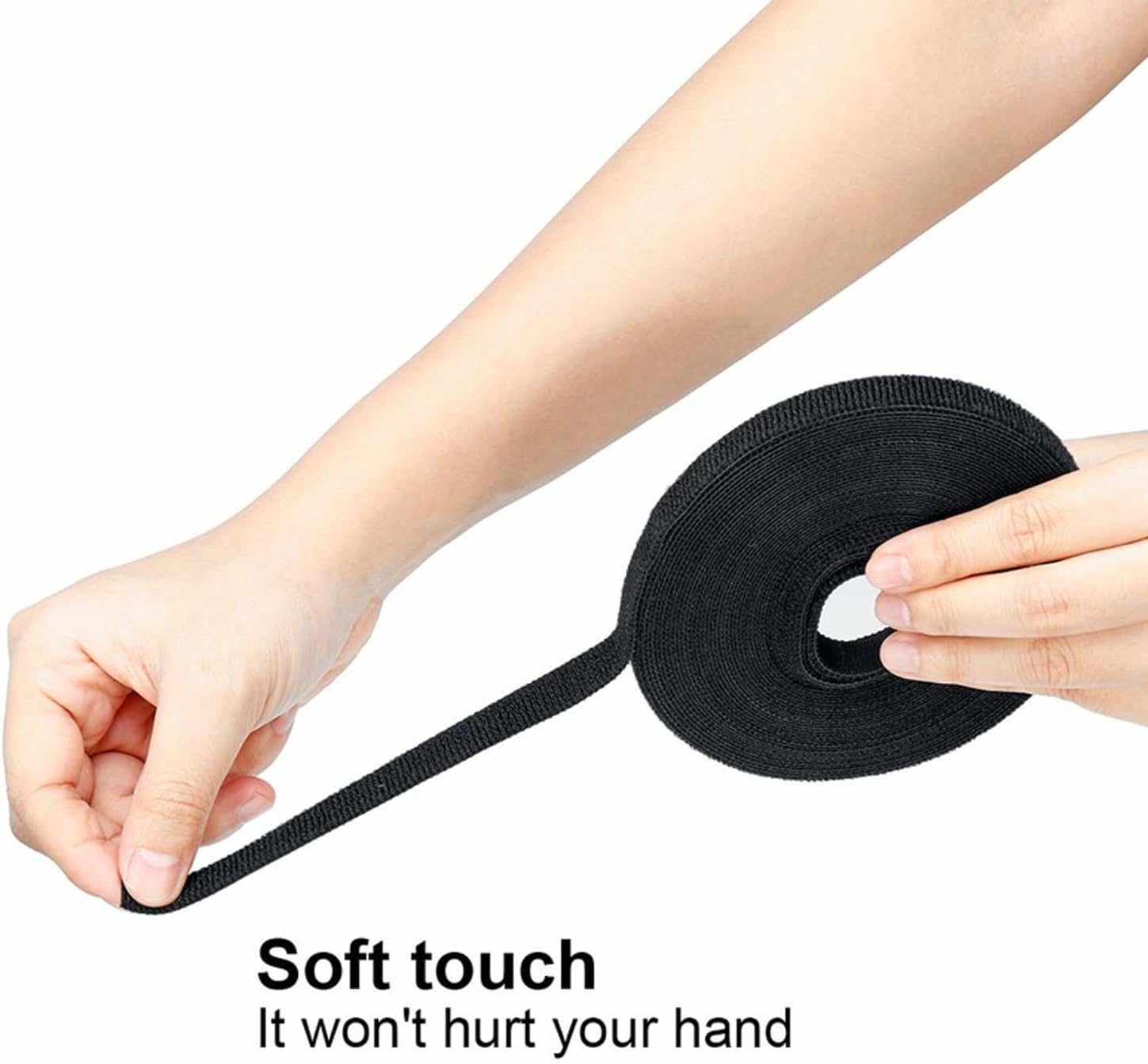 10M Hook & Loop Heavy Duty Strap Reusable Cable Ties Grip TV Tidy Organiser image number 4