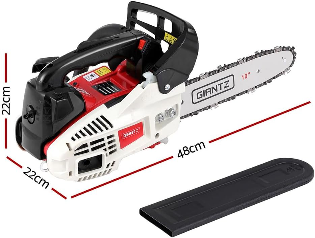 GIANTZ 25Cc Petrol Commercial Chainsaw 10 Bar Top Handle Tree Pruning Chain Saw image number 3