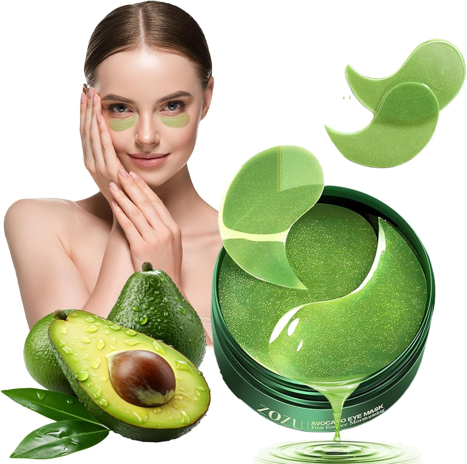 Lktvys Gold under Eye Patches &ndash; 20 Pairs / 40PCS Eye Gel anti Wrinkles Patches for Dark Circles, Wrinkle & Firming Patches &ndash; Eye Mask Skincare