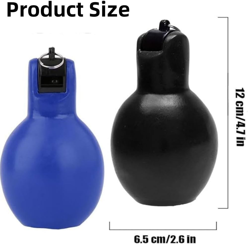 Jindizi 2Pcs Portable Hand Squeeze Whistles Coaches Whistle Manual Sports Trainer Whistles, Squeeze Whistle,Hand Squeeze Whistles Coaches Whistle Loud Manual Sports Trainer Whistle for Training