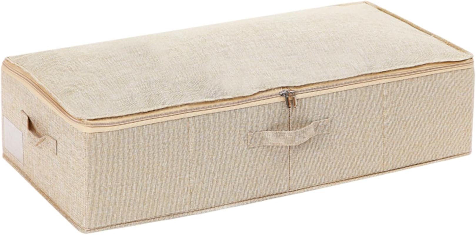 Wedding Dress Storage Box with Handle and Zipper, 30X15X7 Dustproof Moisture Proof Foldable Wedding Keepsake Box for under Bed Closet- image number 4