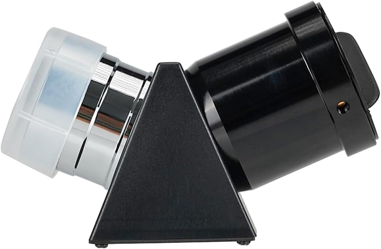 SVBONY SV221 Diagonal Mirror 1.25 Inches, 45-Degree Correct-Image Prism Diagonal Provides Sharp Views That Are Right-Side-Up and Correct Left-To-Right for Refractor Telescope