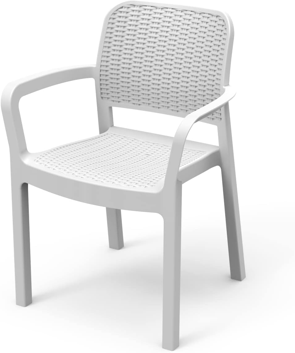 Keter Bella Garden Chair, White image number 2
