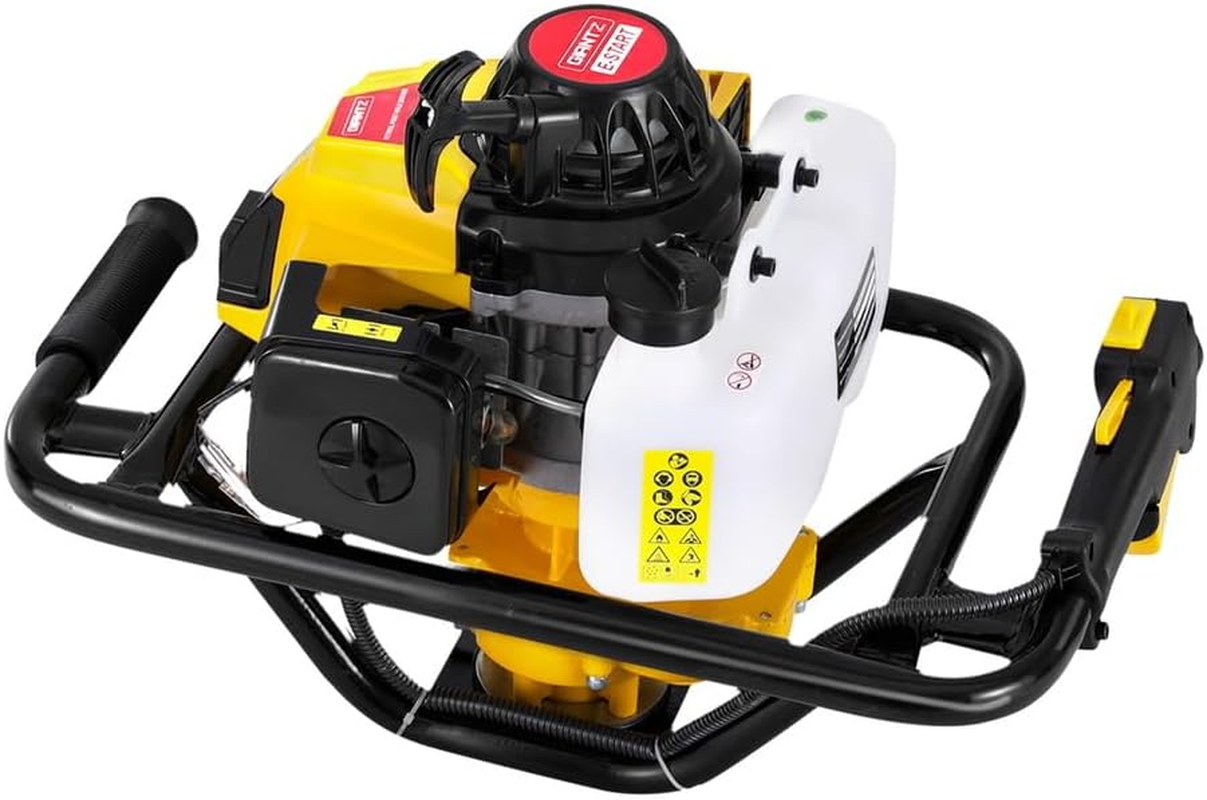 Giantz Post Hole Digger 82CC Motor Only Petrol Hand Engine Earth Diggers Yellow