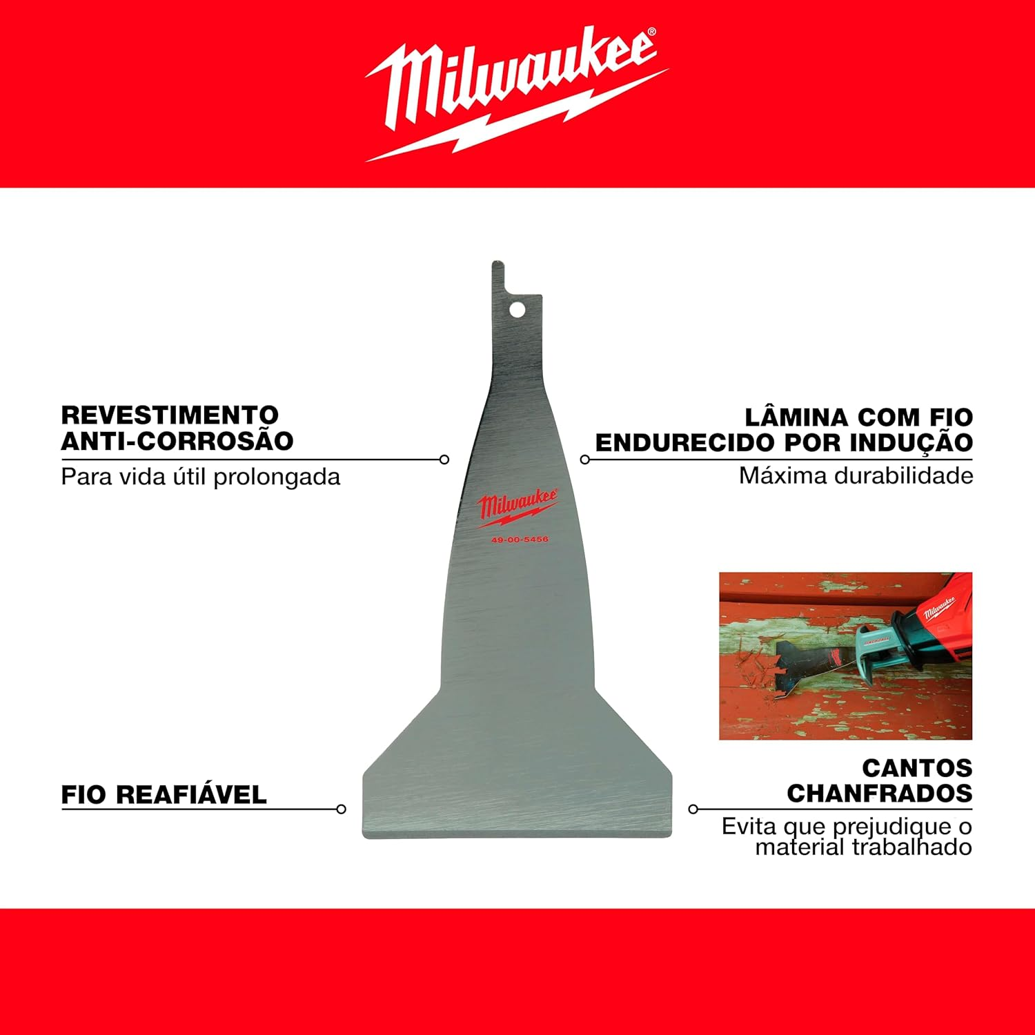 Milwaukee GIDDS2-288158 3" Scraper Blade image number 4