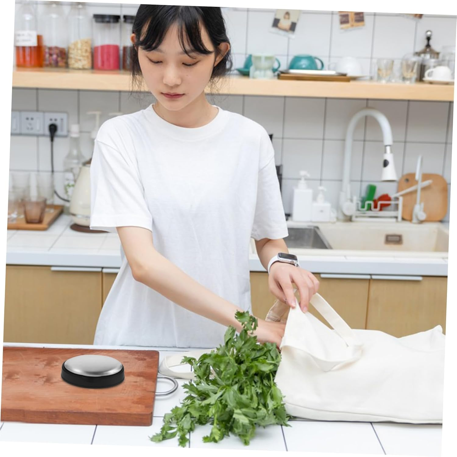 Zerodeko Stainless Steel Odor Eliminating Soap Bar Stain Removing Shaped Soap for Kitchen Portable Metal for Home image number 6