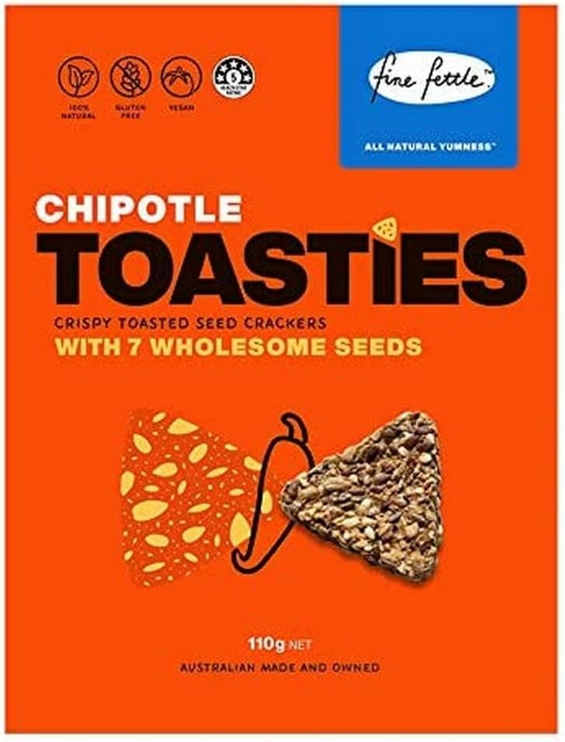 Fine Fettle Chipotle Toasties 110 G