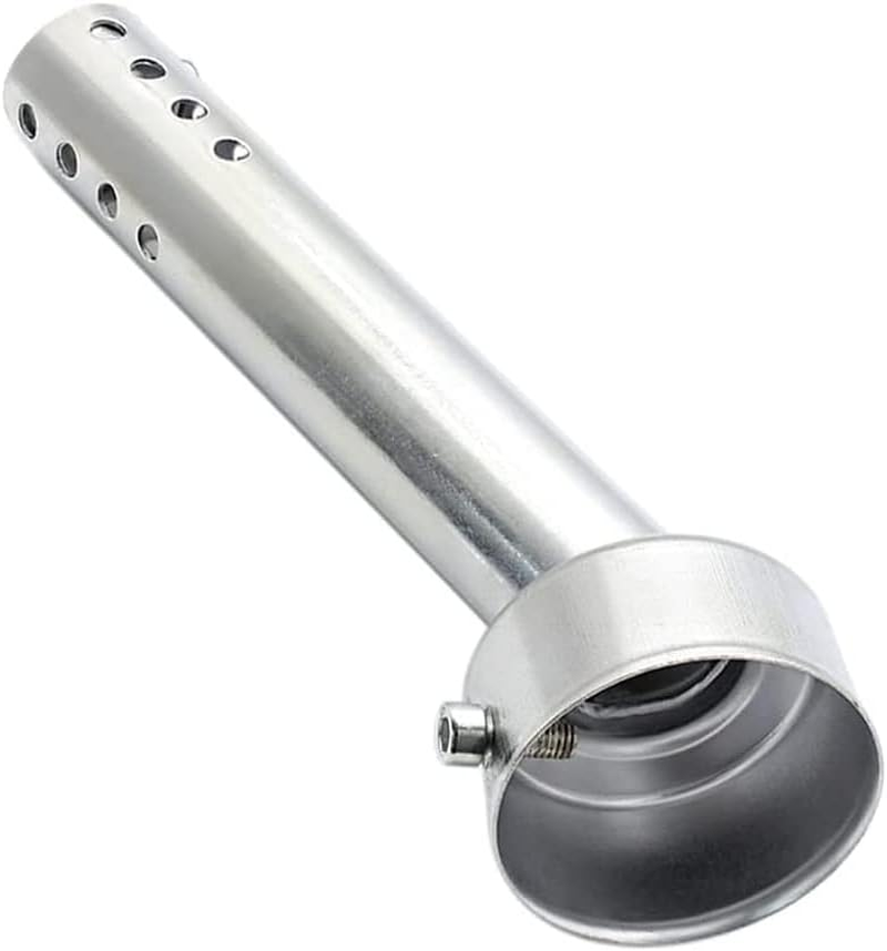 Baceyong Motorcycle Exhaust Silencer, 48Mm/1.9Inch Universal Adjustable Muffler Silencer Angled Exhaust Insert Baffle End Can Universal image number 3