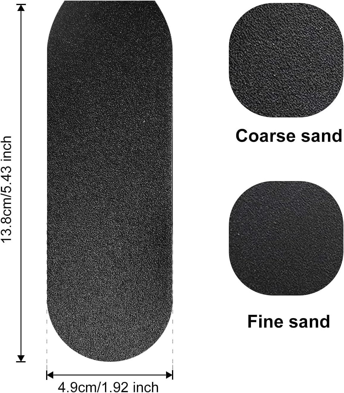 EBANKU 100Pcs Foot Files Refills Foot File, Reusable Stainless Steel Cracked Skin Corns Callus Remover, Feet Rasp Pedicure Sandpapers Replacement Pads Easy Feet Scrubber for Bath Pedicure Salon image number 2