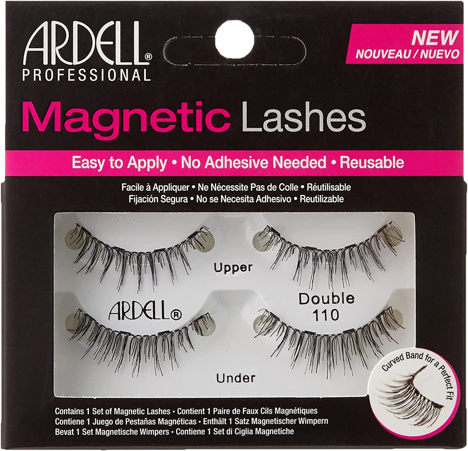 Ardell Double Magnetic Lashes, 110 Black image number 4