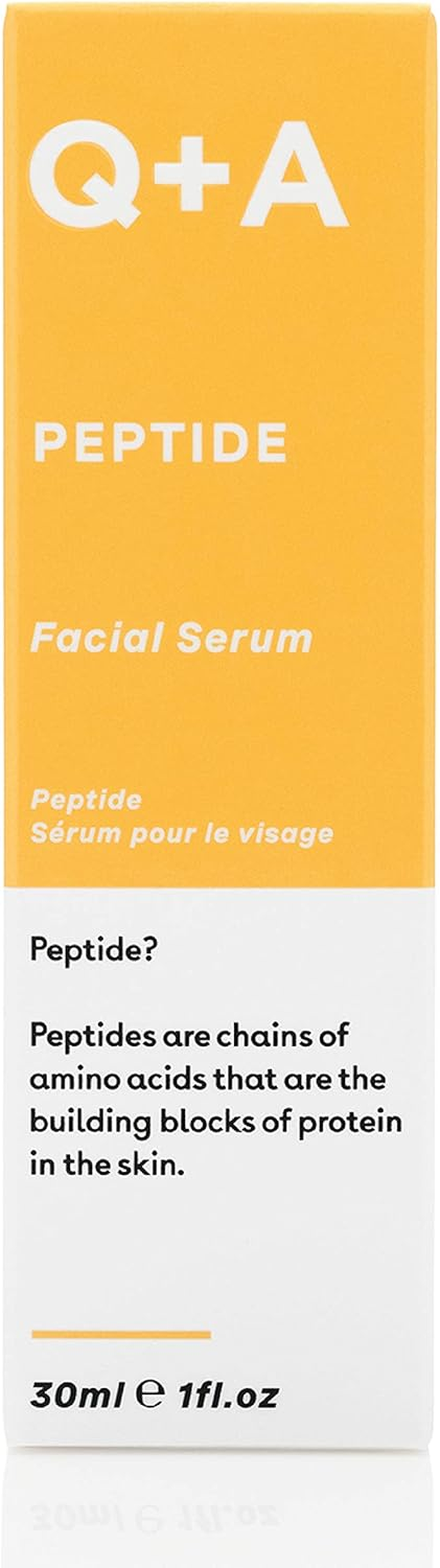 Q+A Peptide Facial Serum - Anti-Ageing Peptide Face Serum for Revitalised, Youthful Skin, Water-Based Fast Absorption &ndash; Contains Pure Peptide, Magnesium PCA, and Hyaluronic Acid for Hydration, 30Ml image number 3