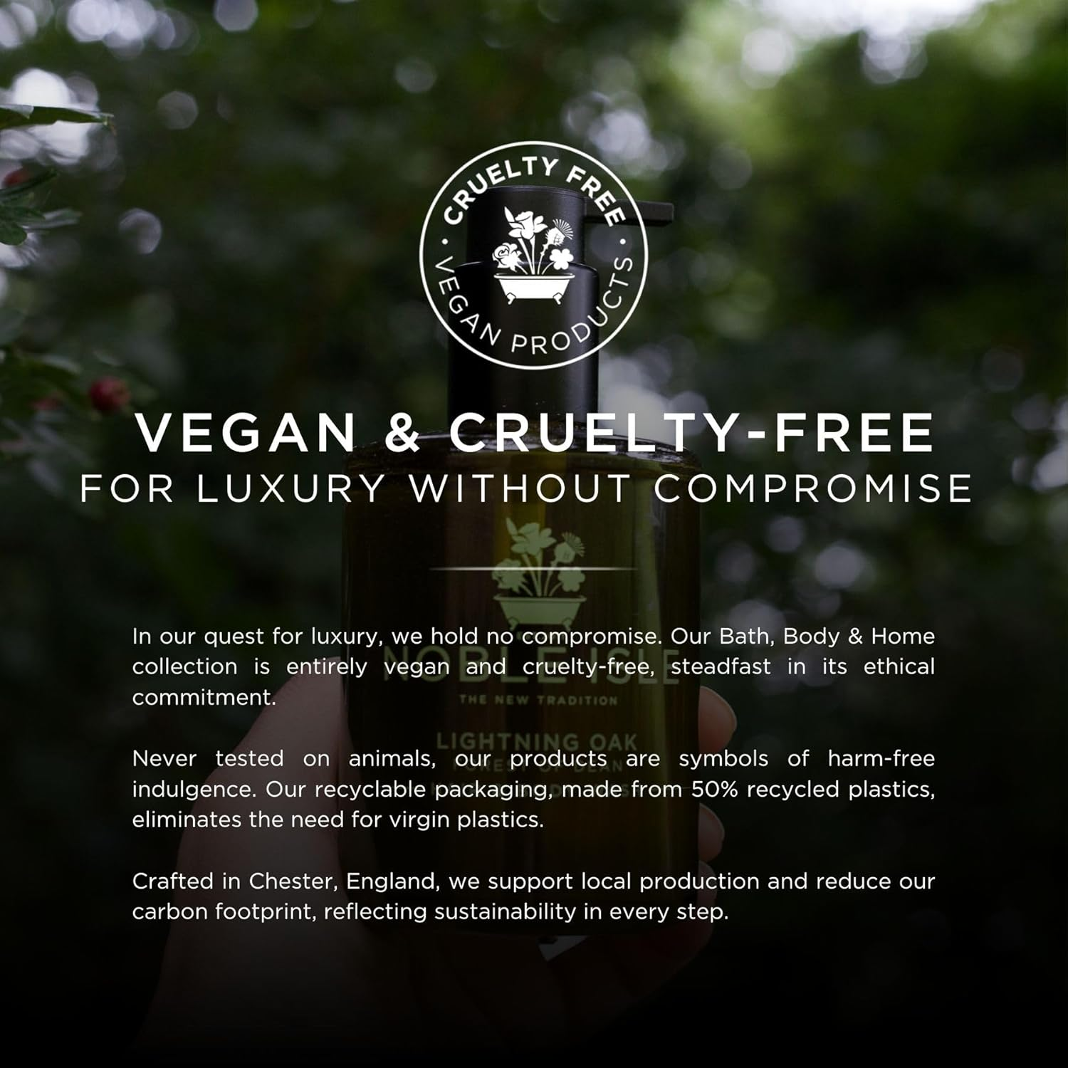 Noble Island Cleansing Gel for Hair and Body Lightning Oak, 250 Ml image number 5