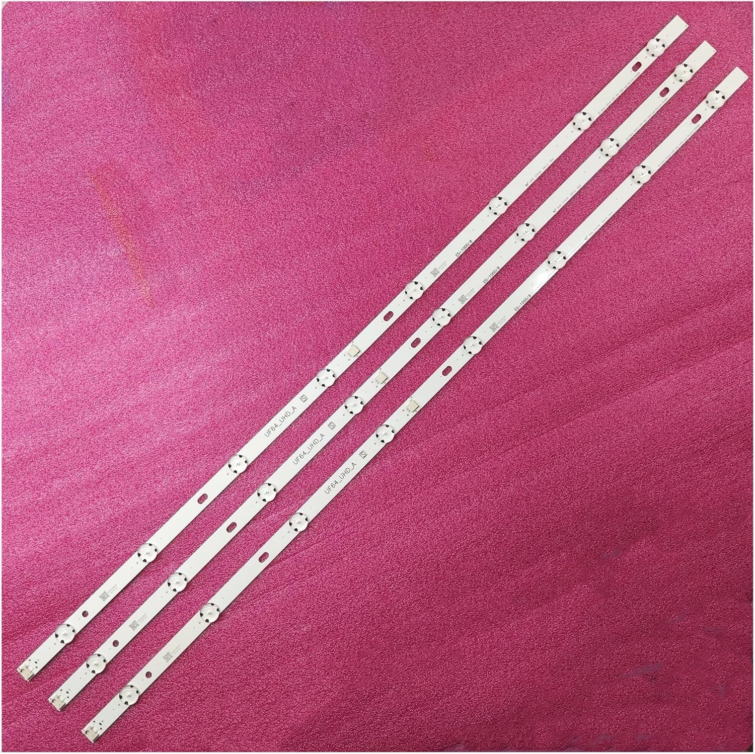 6 PCS（L+R) 8LED 850Mm LED Backlight Strip for 43UH610V 43UF6409 HC430DGN-SLNX1 43UF6400 43UF640V 43UF6407 43UH619V (Color : 1 Lot)