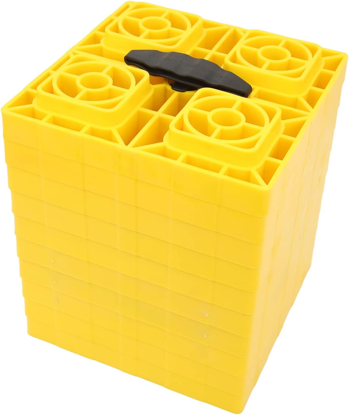 Wheels Leveling Blocks, Heavy Duty Rv Leveling Blocks and Chocks anti Slip Pads Design for Leveling Single and Dual Wheels, Levelers 10 Pack with Carrying Bag